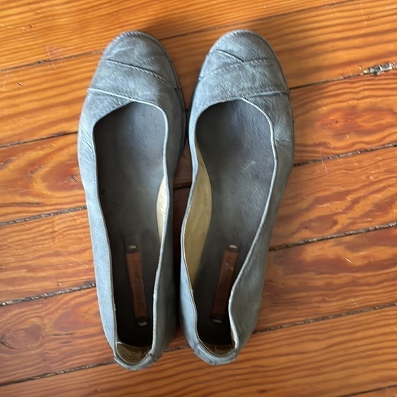 FRYE light brown leather crossover ballet flats size 7 excellent condition - Picture 6 of 10